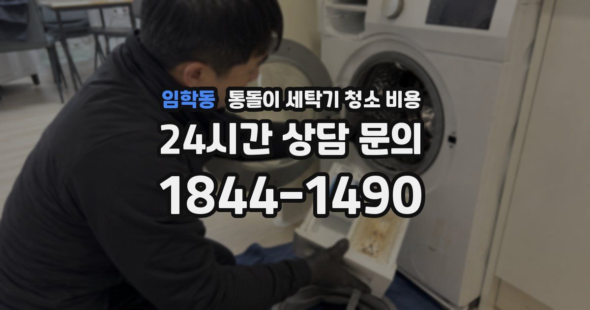 임학동 통돌이 세탁기 청소 비용