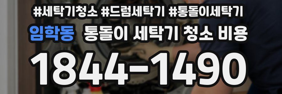 임학동 통돌이 세탁기 청소 비용
