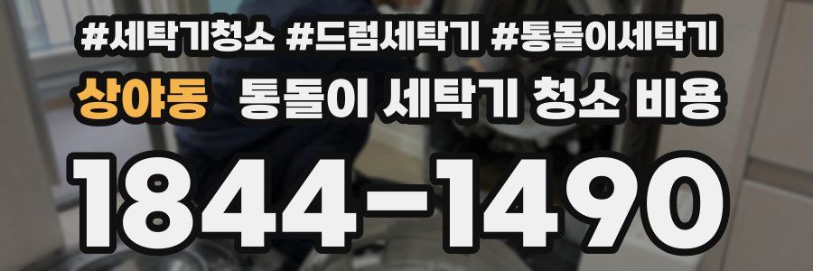 상야동 통돌이 세탁기 청소 비용