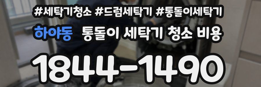 하야동 통돌이 세탁기 청소 비용