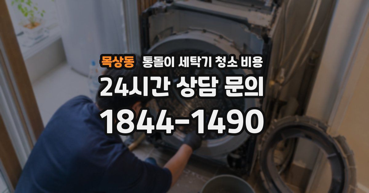 목상동 통돌이 세탁기 청소 비용