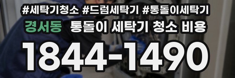 경서동 통돌이 세탁기 청소 비용
