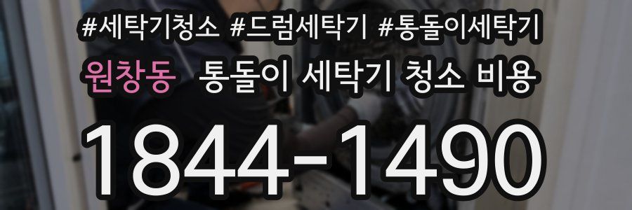 원창동 통돌이 세탁기 청소 비용