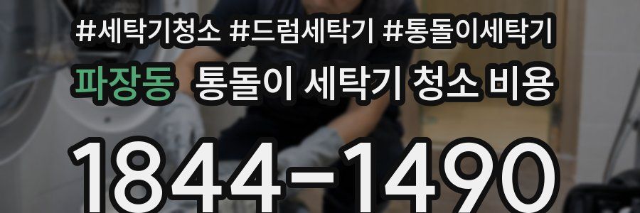 파장동 통돌이 세탁기 청소 비용