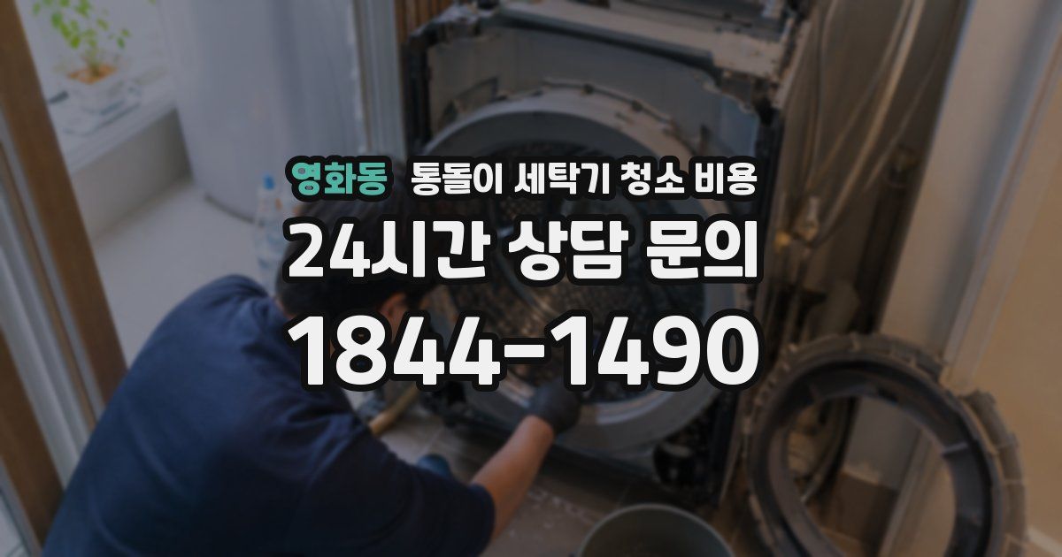 영화동 통돌이 세탁기 청소 비용