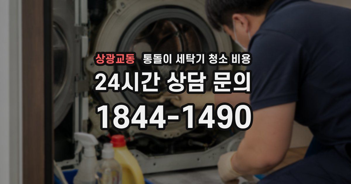 상광교동 통돌이 세탁기 청소 비용