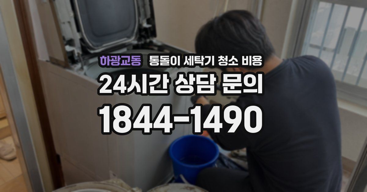 하광교동 통돌이 세탁기 청소 비용