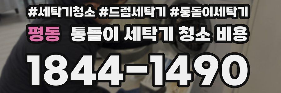 평동 통돌이 세탁기 청소 비용