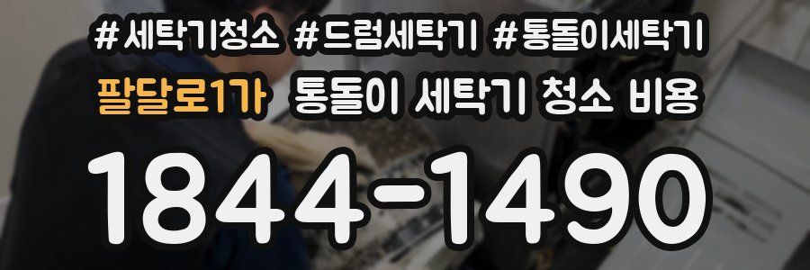팔달로1가 통돌이 세탁기 청소 비용