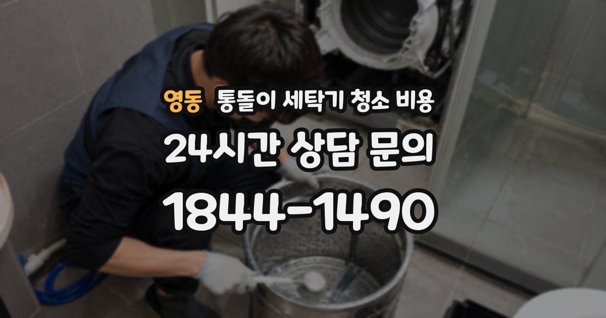 영동 통돌이 세탁기 청소 비용