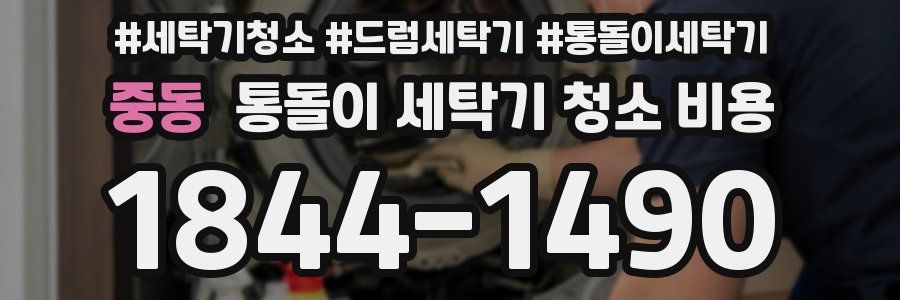 중동 통돌이 세탁기 청소 비용