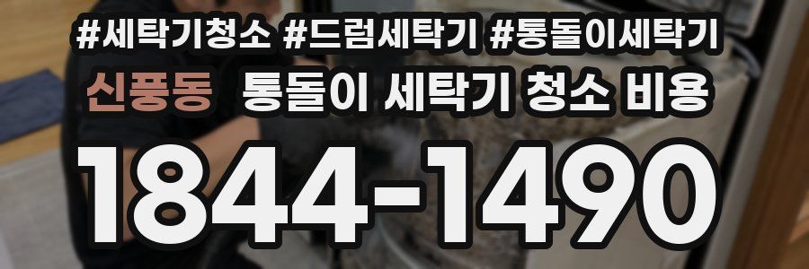 신풍동 통돌이 세탁기 청소 비용