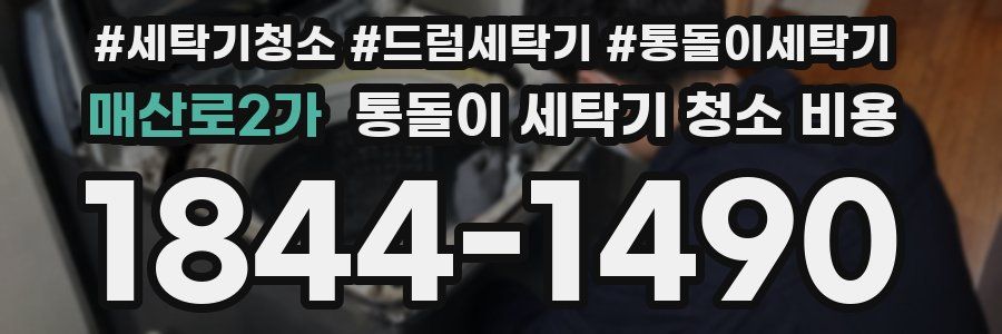 매산로2가 통돌이 세탁기 청소 비용