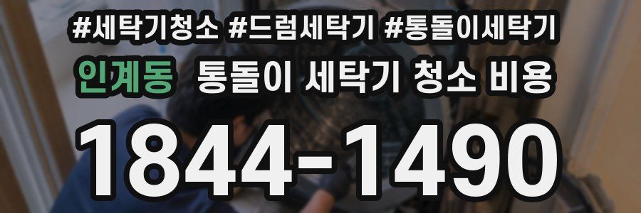 인계동 통돌이 세탁기 청소 비용