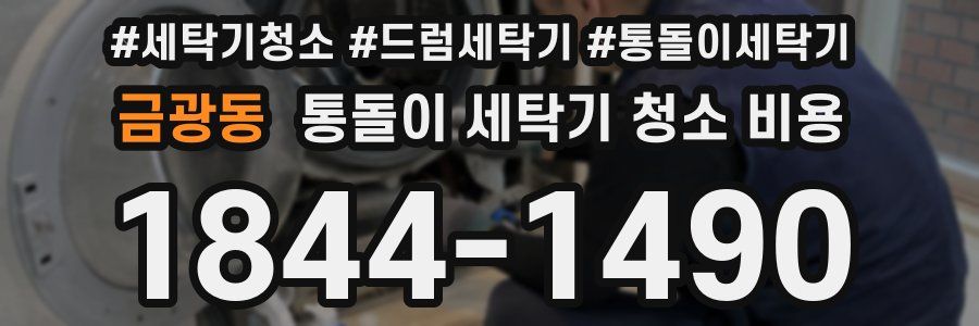 금광동 통돌이 세탁기 청소 비용