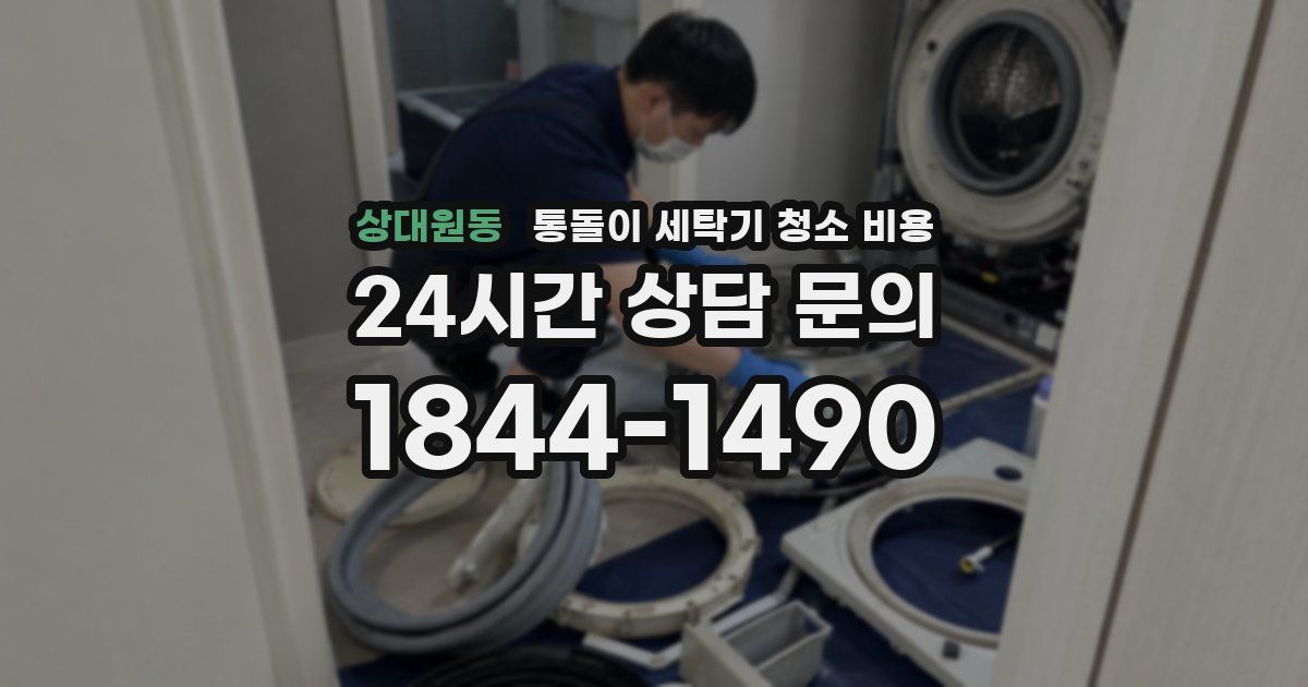 상대원동 통돌이 세탁기 청소 비용