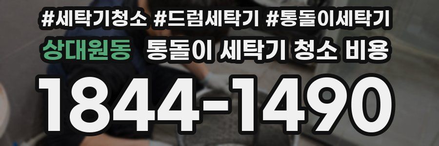 상대원동 통돌이 세탁기 청소 비용