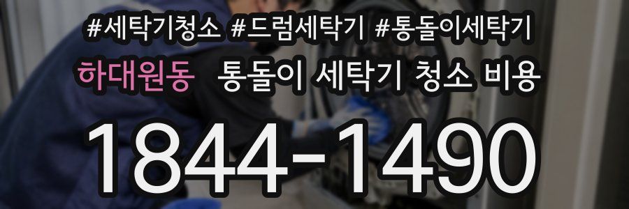 하대원동 통돌이 세탁기 청소 비용
