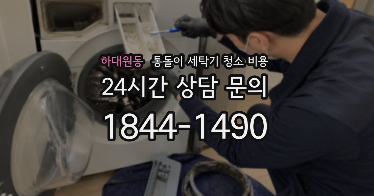 하대원동 통돌이 세탁기 청소 비용