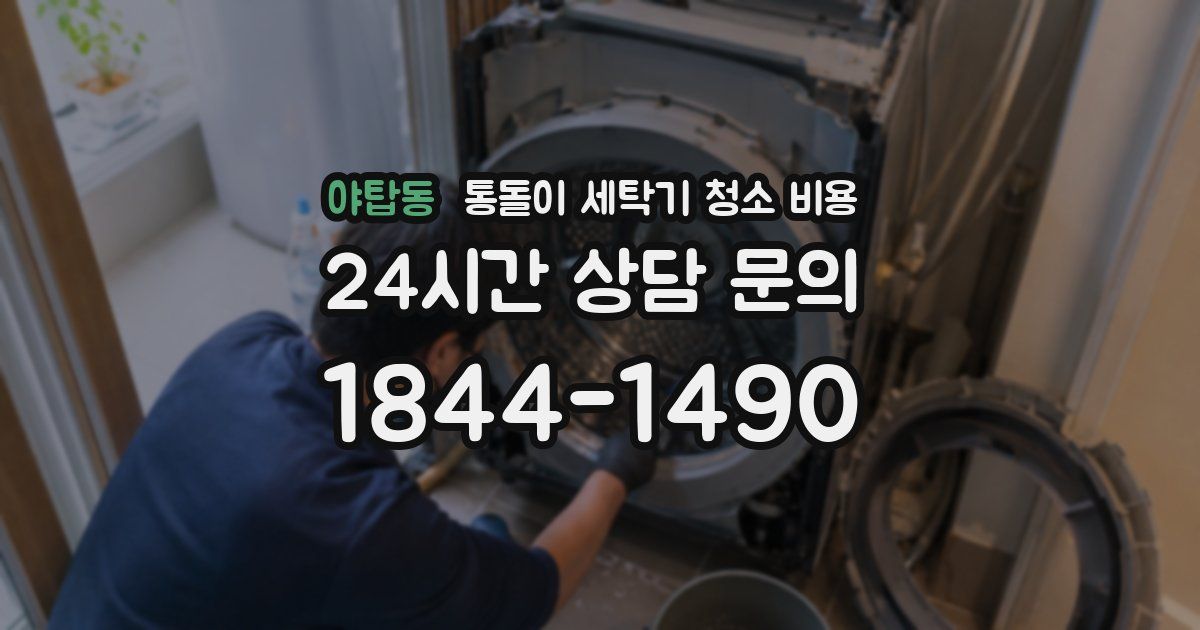 야탑동 통돌이 세탁기 청소 비용