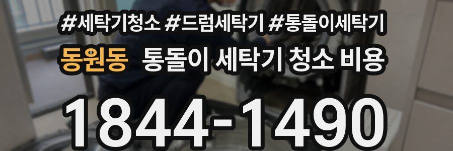 동원동 통돌이 세탁기 청소 비용