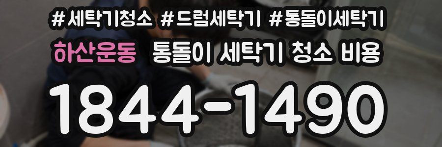 하산운동 통돌이 세탁기 청소 비용