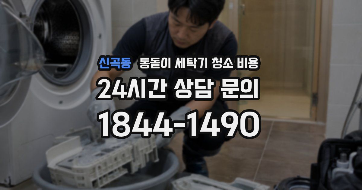 신곡동 통돌이 세탁기 청소 비용