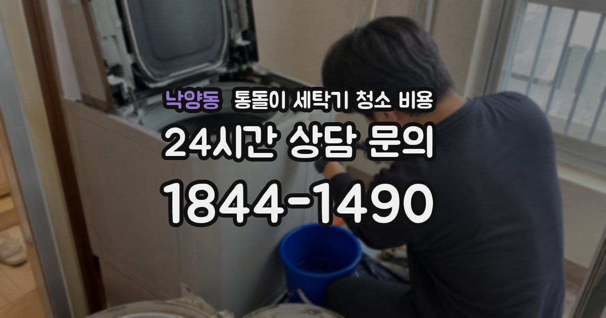 낙양동 통돌이 세탁기 청소 비용