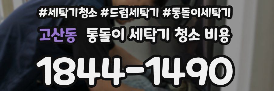 고산동 통돌이 세탁기 청소 비용