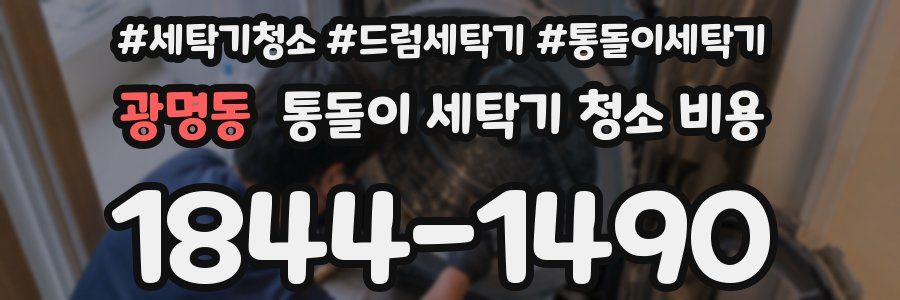 광명동 통돌이 세탁기 청소 비용