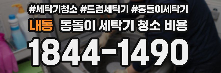 내동 통돌이 세탁기 청소 비용