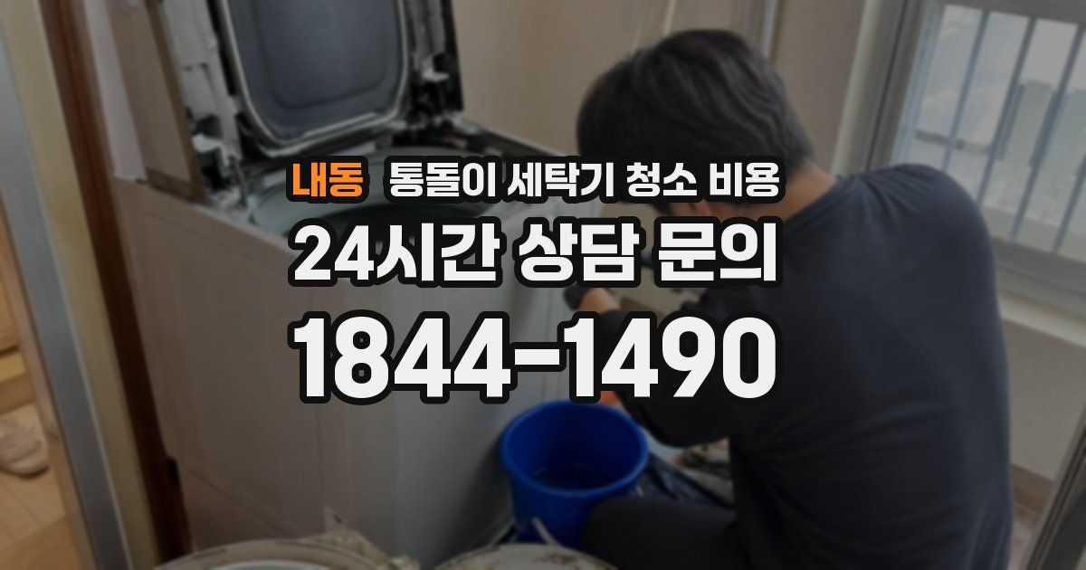 내동 통돌이 세탁기 청소 비용