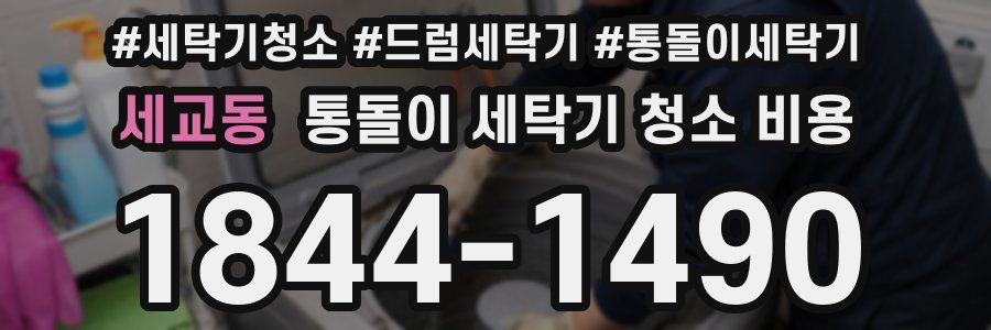 세교동 통돌이 세탁기 청소 비용