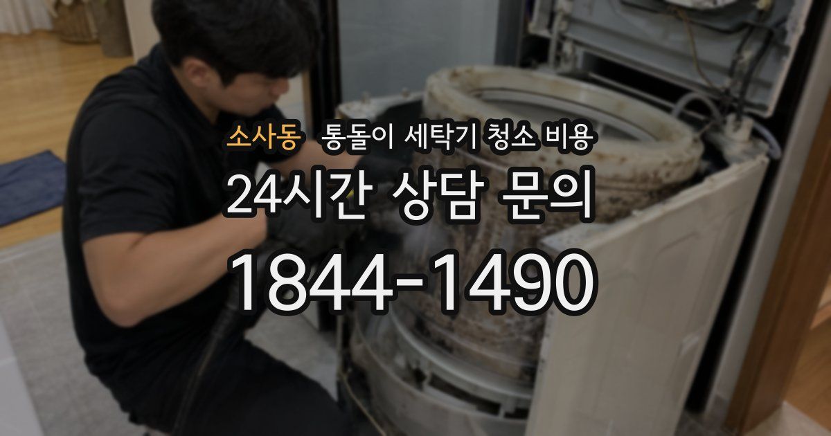 소사동 통돌이 세탁기 청소 비용