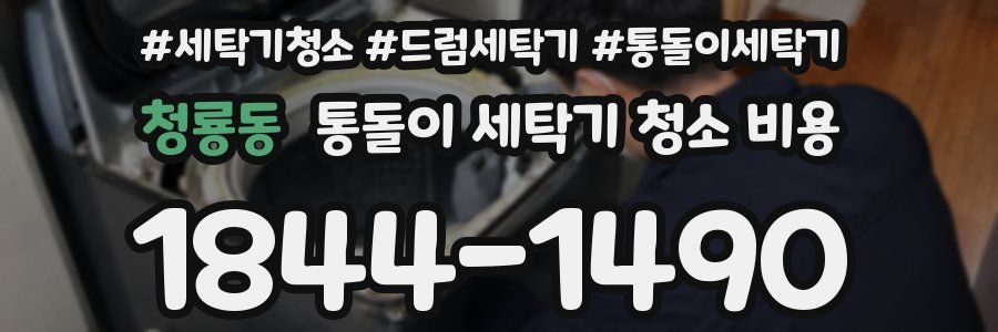 청룡동 통돌이 세탁기 청소 비용
