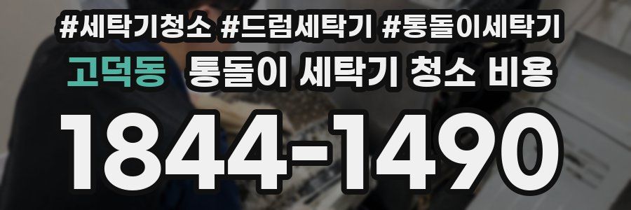 고덕동 통돌이 세탁기 청소 비용