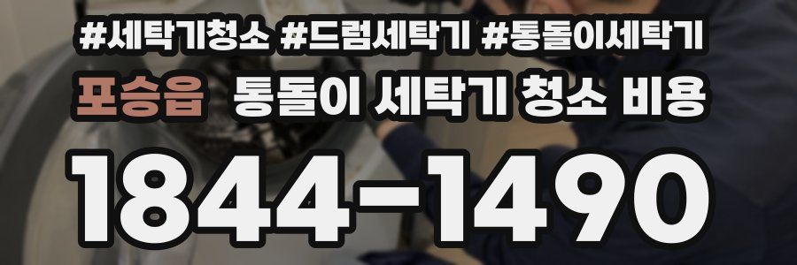 포승읍 통돌이 세탁기 청소 비용