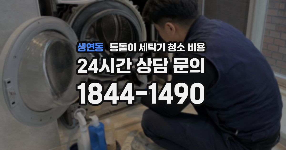생연동 통돌이 세탁기 청소 비용
