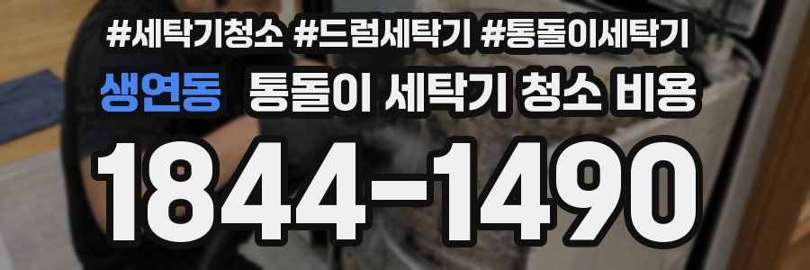 생연동 통돌이 세탁기 청소 비용