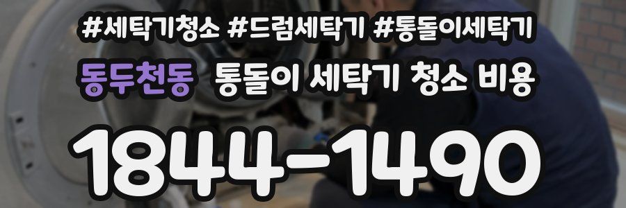 동두천동 통돌이 세탁기 청소 비용