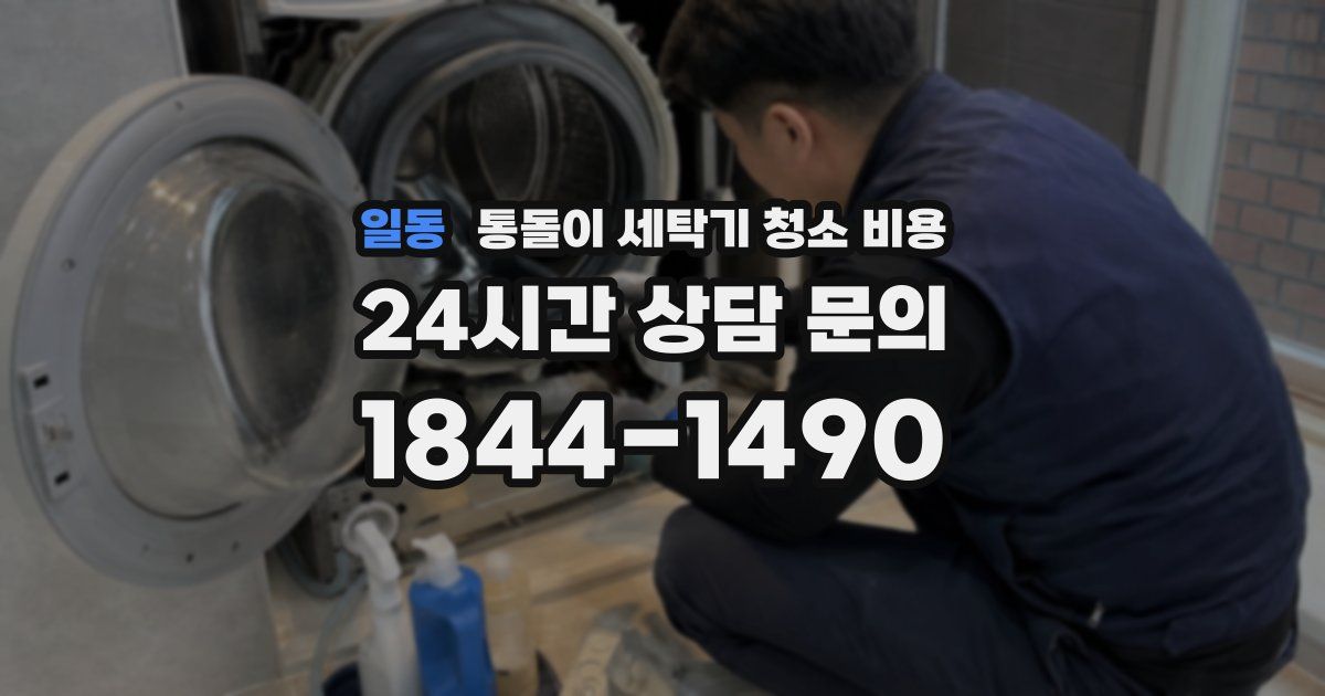 일동 통돌이 세탁기 청소 비용