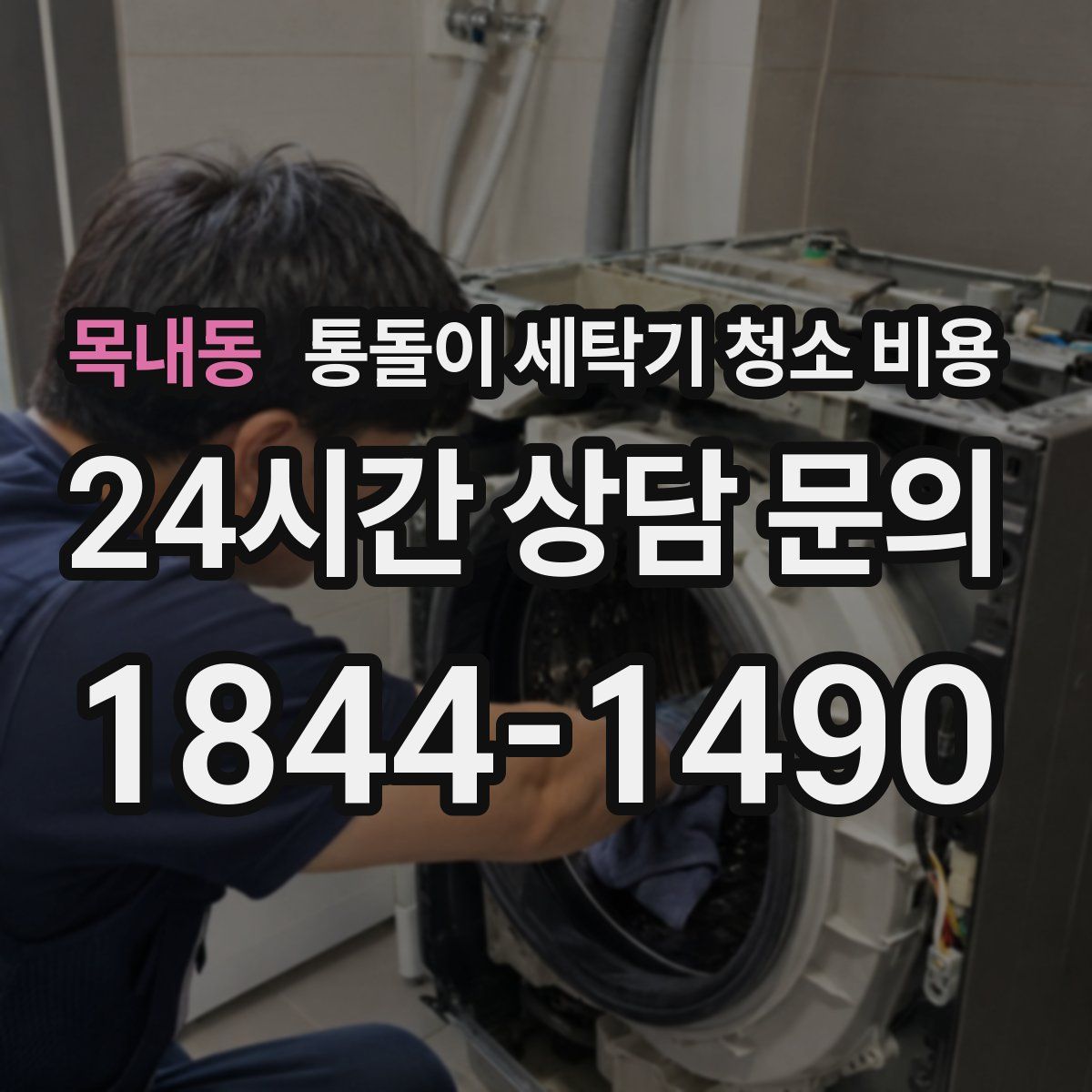 목내동 통돌이 세탁기 청소 비용