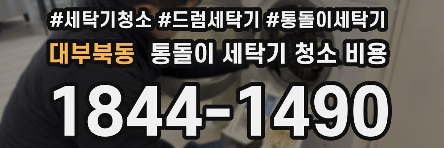 대부북동 통돌이 세탁기 청소 비용