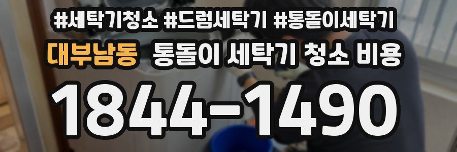 대부남동 통돌이 세탁기 청소 비용