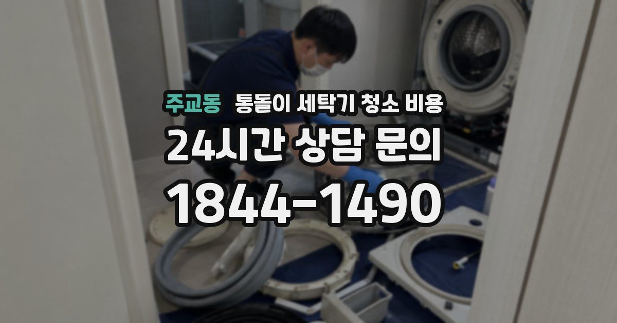 주교동 통돌이 세탁기 청소 비용