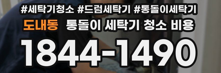 도내동 통돌이 세탁기 청소 비용