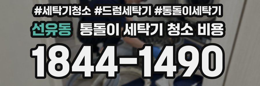 선유동 통돌이 세탁기 청소 비용