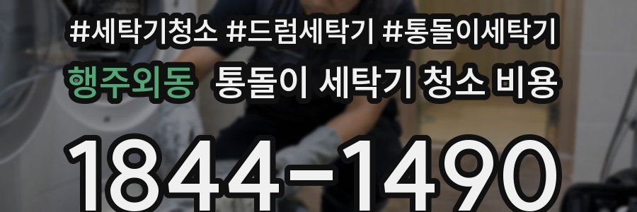 행주외동 통돌이 세탁기 청소 비용