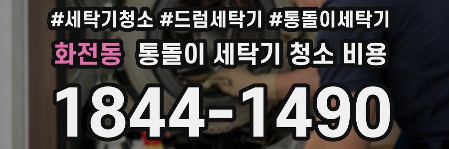 화전동 통돌이 세탁기 청소 비용