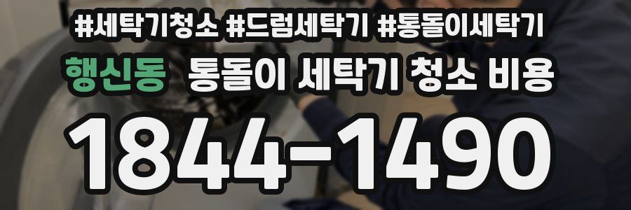 행신동 통돌이 세탁기 청소 비용